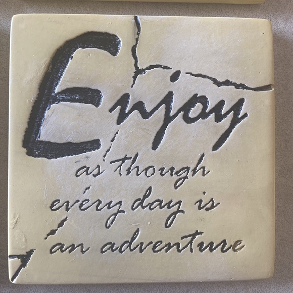 Stone Coasters with Quotes Exc Shape - Picture 8 of 9